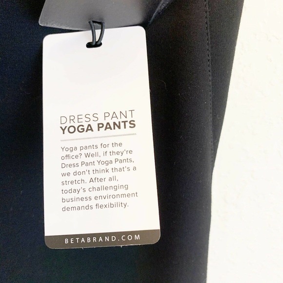 Betabrand | NWT XL Petite Classic Black Yoga Pants - Picture 6 of 7
